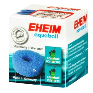 Sparpaket 2 x 2 Stück Eheim aquaball Filtermatte Aquarium Filtermedium Billig